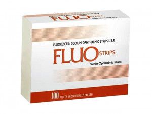 FluoStrips Тест-полоски с флюоресцеином Contacare