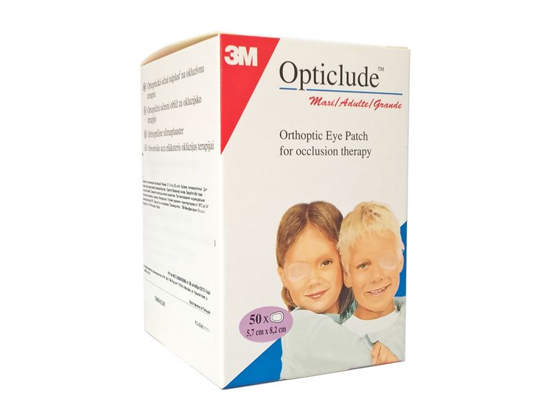 Opticlude Maxi 1539 - глазные клеящиеся повязки 5,7 см х 8,0 cм бежевые (50 шт.) 3М